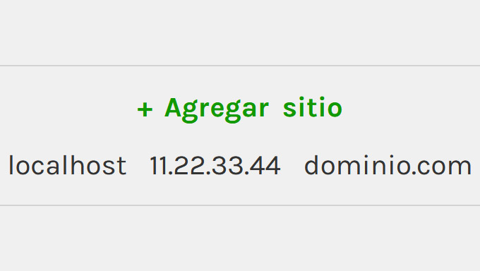 Imagen de Agregar sitio