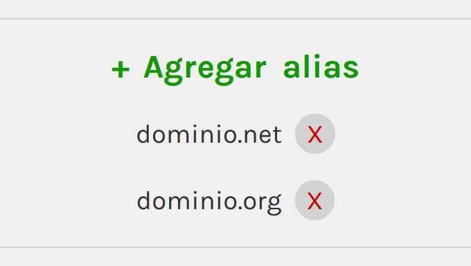 Imagen de Agregar alias