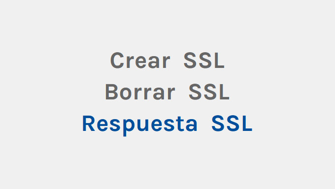 Imagen de Crear SSL